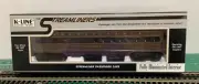 K-Line Streamliners Fleet of Modernism O-Gauge Pennsylvania RR Passenger 4-cars