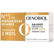 Oenobiol Sun Expert - Solar preparator - Accelerated - LOTTO of 2x15 capsules Lotto × 2