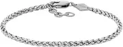 FOSSIL(フォッシル) (FOSAW) Fossil Men's Stainless Steel Chain Bracelet, JOF00831040, ワンサイズ, Stainless Steel, No Gemstone