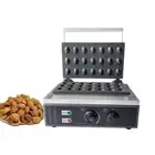 21 Holes Nut Shaped Waffle Maker Chestnut Peel Crispy Machine Waffle Baker