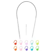 3 Gauge Knitting Circular Needle 16 Inch with Needle & Stitch Markers