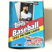 1992 Topps Baseball Wax Box Possibility 62 Rookies+Manny Ramirez ￼& 56 HOFamers