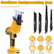 Cordless Reciprocating Saw For Dewalt 20V Battery Variable Speed For Cutting