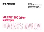 2000 Kawasaki Vulcan 1500 Drifter OEM Owner's Glovebox Manual - VN1500J2