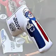 Funny Golf Head Covers Trump Bad Shot Driver Fairway Wood Putter Headcover with Madson Golf Cart Magnet for securing Golf Head Cover, Donald Trump Merchandise, Dad Gifts for Birthday
