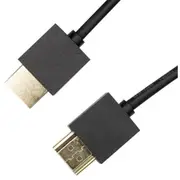 Dynamix C-HDMI2BLK-1.5 Nano High Speed HDMI Cable - with Ethernet - 1.5m - Black [C-HDMI2BLK-1.5]