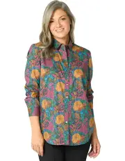 [Fella Hamilton] Heritage Garden Liberty Long Sleeve Shirt in Multi