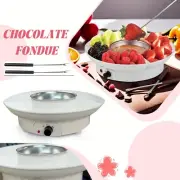 Cheese Fondue Maker White Electric Fondue Maker Chocolate Fondue Kit for Parties