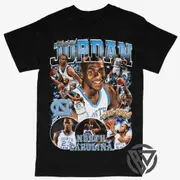Jordan Tee Shirt North Carolina NCAA College Basketball 1 (UNC) V3 T-shirt
