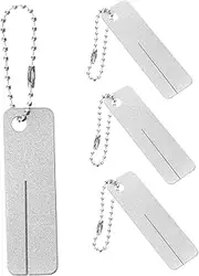 MUSISALY Fishing Hook Grinding Tool 4pcs Portable Sharpeners Rounded Tip Fishhook Files for Quick Casting Cleaning