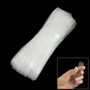 10M 15mm Dia 25mm Flat Width Heat Shrinkable Tube Shrinking Tubing Clear