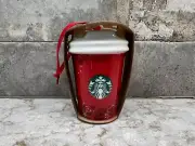 Starbucks Coffee To Go Cup Ornament..New
