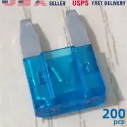 200pcs Auto Fuses APM/ATM 15Amp Mini Blade Style Fuses Short Circuit Protection