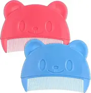 MOBUTOFU 2pcs Comb Fine Hair Combs Cradle Cap Comb for Babies Newborn Comb Cute Hair Combs Comb Combs for Hair Boy Comb Grooming Kit Bassinets Plastic