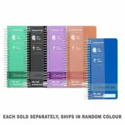 Colourhide Slimline Notebook Classic Sleek Modern Quality Portable 200 Pages