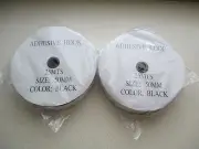 BLACK 50mm x 25M Pair HOOK and LOOP strong Self Adhesive Fastener Tape