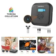 CD Player Portable, Bluetooth CD Player with Speakers and FM Transmitter, Rec...
