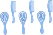 ERINGOGO 3 Pack Baby Cradle Cap Brush Set o Ball Shampoo Brush Comb Kit Bathing Accessories for Newborn