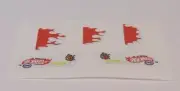 Hot Wheels Redline MEXICO CIPSA MONGOOSE FUNNY CAR 2 STICKER SET HOOD ROOF