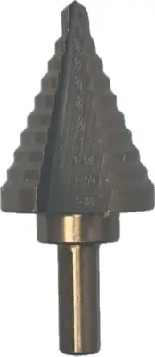 1/4″ – 1-3/8″ STEP DRILL HIGH SPEED STEEL IMPORT (PACKAGE OF 1)