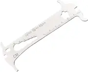 Chain Stretch Gauge, Cycling Chain Checker Tool, Measurement Repair Kit, Quick and Easy Read, Compact and Lightweight Design, Great for Cyclists Men Women