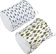 2Pcs Multipurpose Clothes Storage Hamper Laundry Basket for Dirty Clothes and Sundries and Easy to Carry for Bedrooms Nurseries and Apartments
