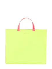 [Comme Des Garçon Wallet] Comme Des Garçon Wallet-Super Fluo Leather Tote Bag-Donna UNI