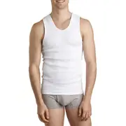 Bonds The Original Chesty Cotton Plain Mens White Singlet Vest Tank Top Tee