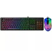 iBUYPOWER KM7 Chimera Full-Size Wired Membrane RGB Keyboard and Mouse NEW