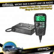 Oricom Micro Size 5W UHF CB Radio with Controller Speaker Mic - Instant Replay