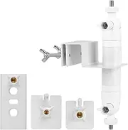 Rotate Camera Mount Easily Adjust Arlo Camera to Any Angle Just Clip Camera onto Gutter for EufyCam Stainless Steel, White