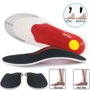 Orthotic Insoles Shoe Insert Flat Feet High Arch Support Plantar Fasciitis Pads