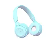 Y08 Bluetooth-compatible 5.0 Headphone Over Ear Hands-free Calling HiFi Stereo Wireless Gaming Headset with Mic for Sports - Blue