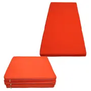 2 Folding Yoga Orange Mats - Gymnastics Floor Exercise Gym Mat - 180cm*60cm*5cm