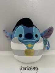 New Disney Squishmallows White Suit Elvis Stitch LILO 6.5” Soft Plush Kid F6