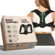 Posture Corrector Upper Back Brace Breathable Shoulder Neck Pain Relief, Size S