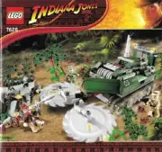 LEGO Instruction 7626 Indiana Jones Crystal Skull Jungle Cutter Manual Only