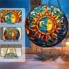 Suncatcher Window Wall Hanging Ornament Waterproof Acrylic Sun for Window Decor