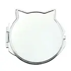 Folding Mirror Simple Square Metal Makeup Mirror Compact