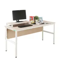 在飛比找momo購物網優惠-【DFhouse】頂楓150公分電腦桌+桌上架-楓木色