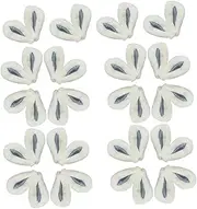 [CIMAXIC] Rabbit Ears Hairpin Material Accessories Billed Girl Hair Clips Decor Small Ears Craft Bunny Ears Fluffy Hair Clip Gray Tail Women Hairpin Decor Cartoon Plush Yellow Fabric