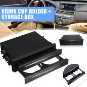1*New Car SUV Double Din Dash Radio Pocket Drink Bottle Cup Holder Storage Box (for: Subaru)