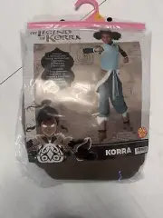 NWT Legend of Korra Girl's Avatar Korra Halloween Costume Sz L(10/12) 4 Piece