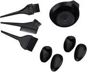 Baluue Professional Home Diy Hair Tinting Kit Hair Coloring Tools Set for Hairdressing No Mess Kit Bowl Brush Comb Earring