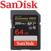 在飛比找Yahoo奇摩購物中心優惠-SanDisk 64GB 200MB/s Extreme P
