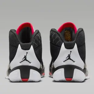 【NIKE 耐吉】休閒鞋 AIR JORDAN 38 PF Fundamentals 籃球鞋 白黑紅 全掌 Zoom 男鞋 DZ3355-106