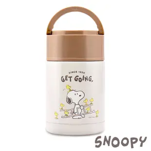 SNOOPY 史努比 小夥伴 #304不鏽鋼手提真空保溫罐800ml(快)