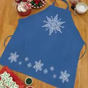 Herrschners® Winter Flurries Apron Stamped Cross-Stitch
