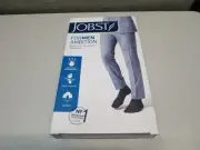 Med Compression Socks Sz 4 Blaci Knee CT Regular 20-30 mmHg Jobst 77661-00003-02