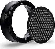 KNODOS 58mm Magnetic Espresso Dosing Funnel and Puck Screen Set Coffee Dosing Ring And Filter for Portafilters Compatible with 58mm Portafilter Basket Premium Espresso Machine Accessories